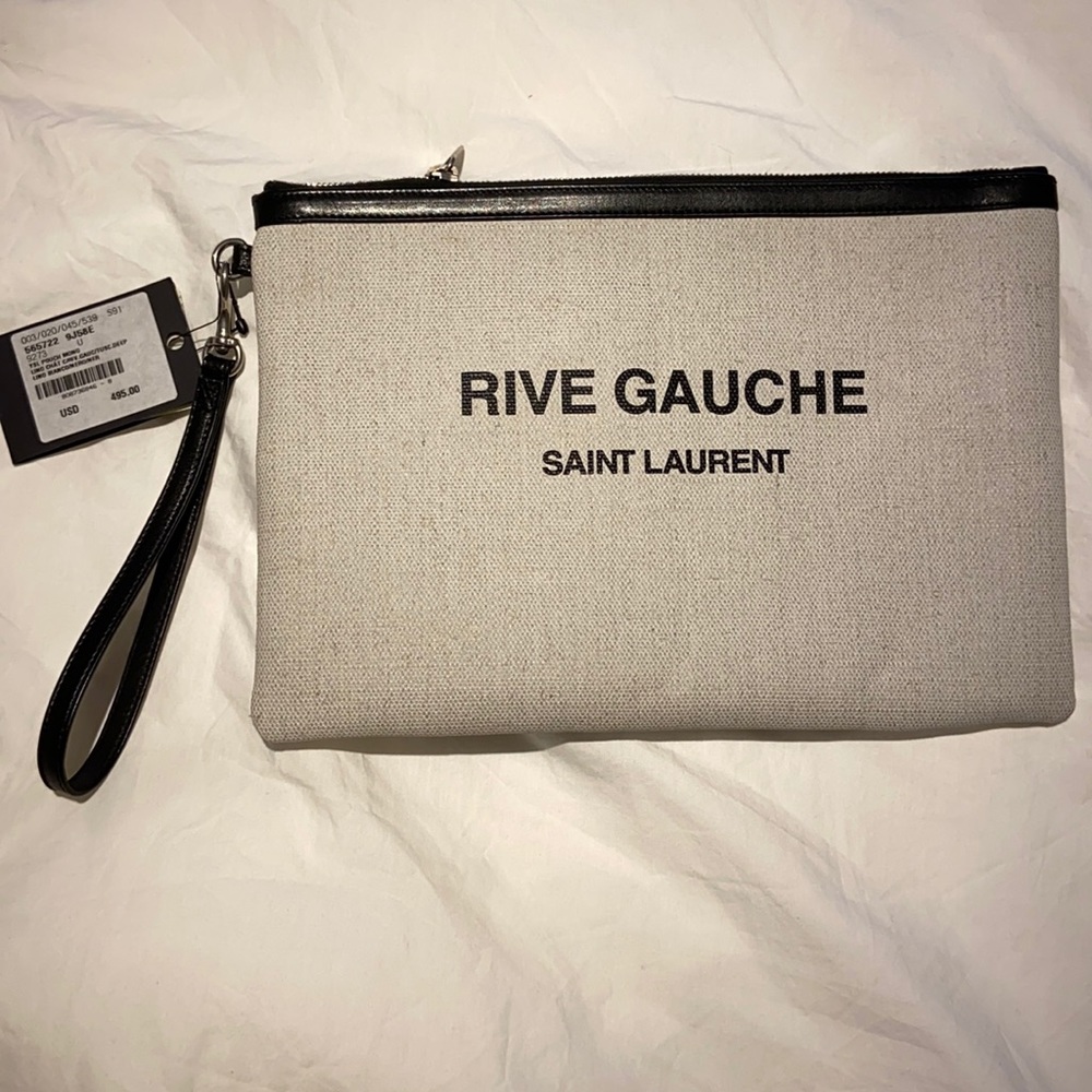 NWT Saint Laurent Rive Gauche clutch